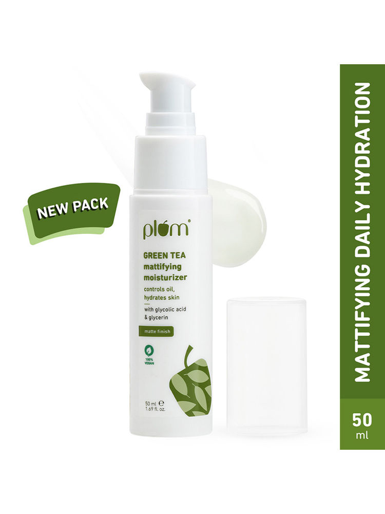 Plum Green Tea Mattifying Moisturizer With Glycolic Acid For Acne-Free Skin & Oil-Free Hydration-picture-13
