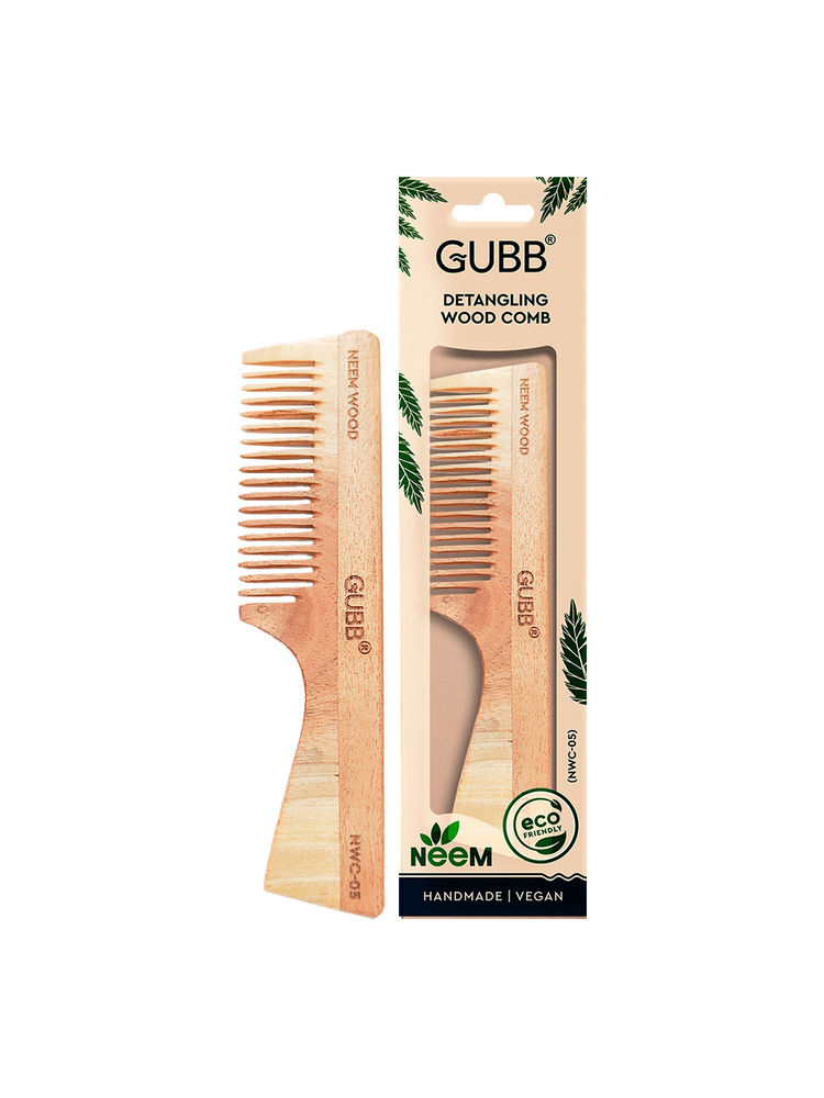 GUBB Detangling Neem Comb With Handle-image-14