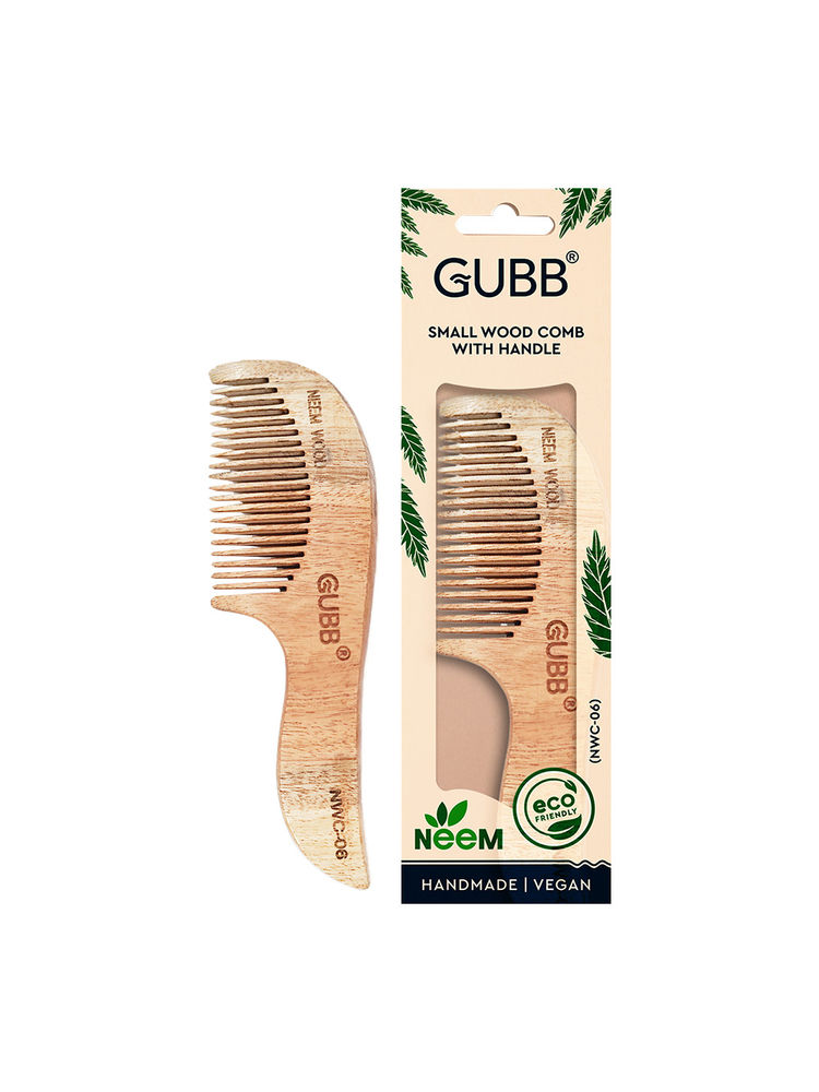 GUBB Neem Comb With Small Handle-picture-22