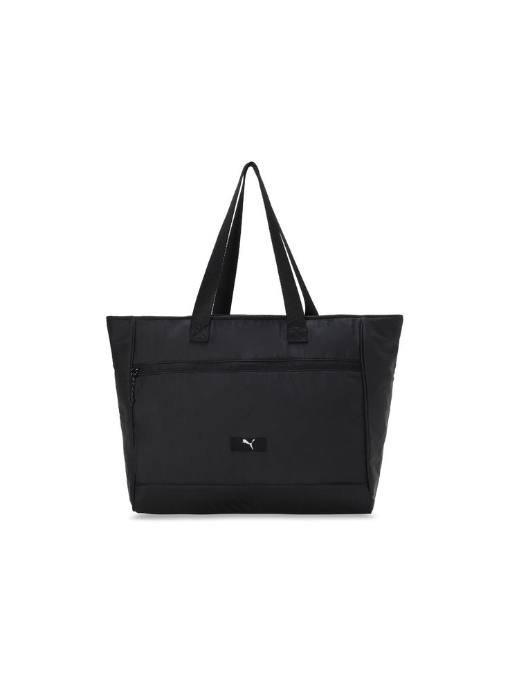 Puma Black Solid Tote Bag