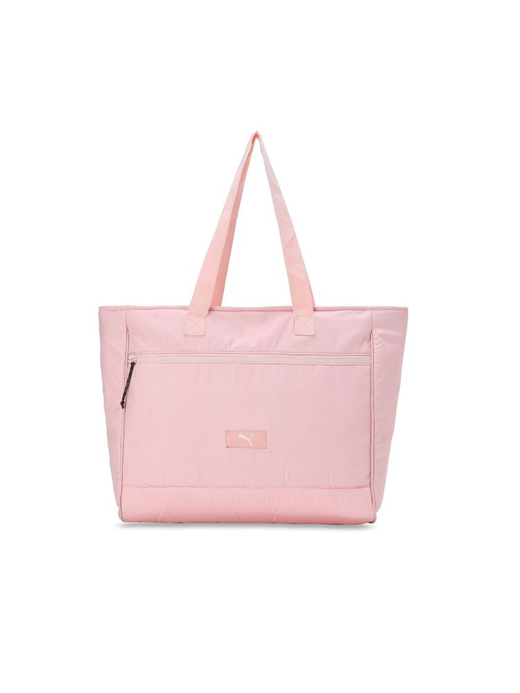 Puma Pink Solid Tote Bag