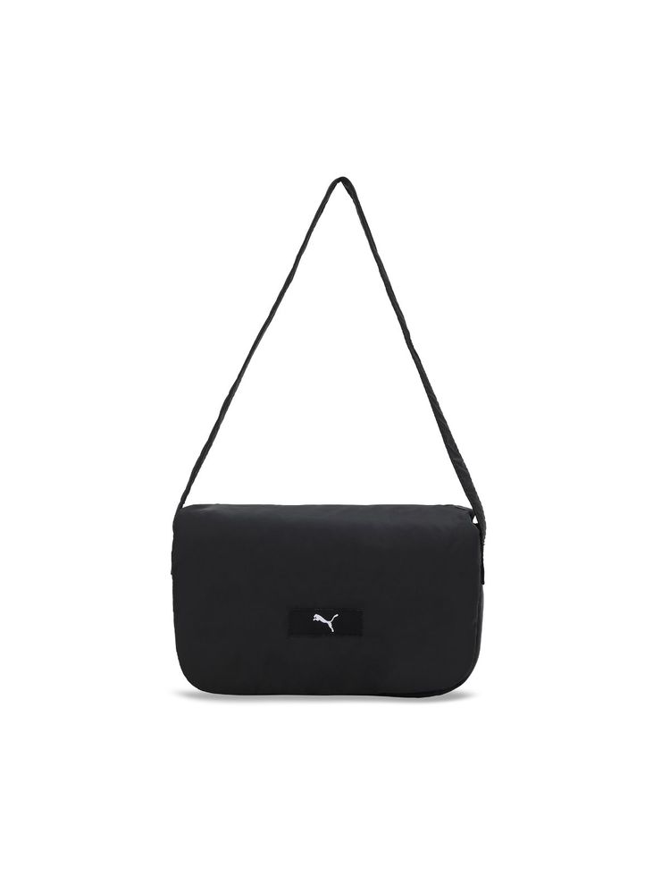 Puma Black Solid Handheld Bag