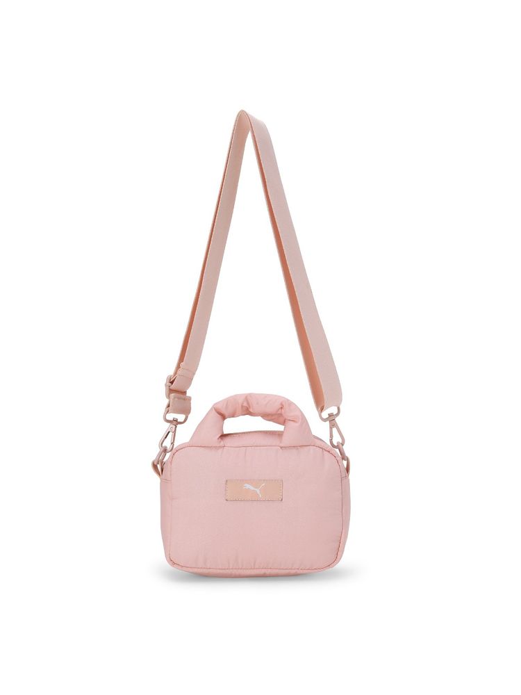 Puma Pink Solid Sling Bag with Detachable Strap