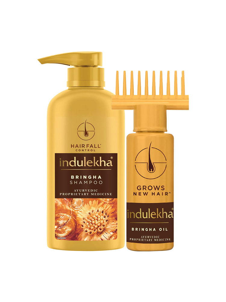 Indulekha Shampoo + Oil Combo-image-6