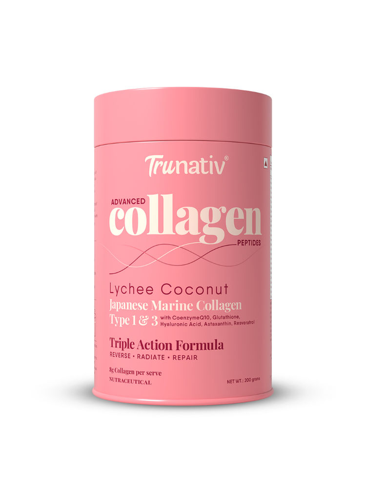 TruNativ Advanced Japanese Marine Type 1 & 3 Collagen Powder - Lychee Coconut-picture-23