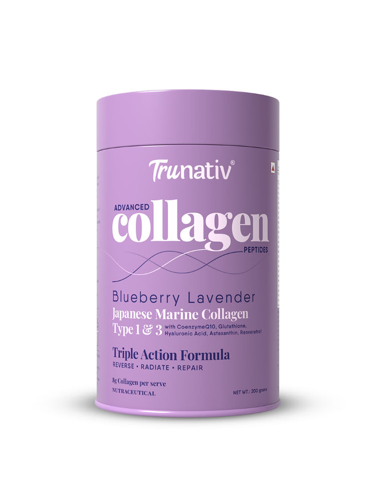 TruNativ Advanced Japanese Marine Type 1 & 3 Collagen Powder - Blueberry Lavender-picture-25
