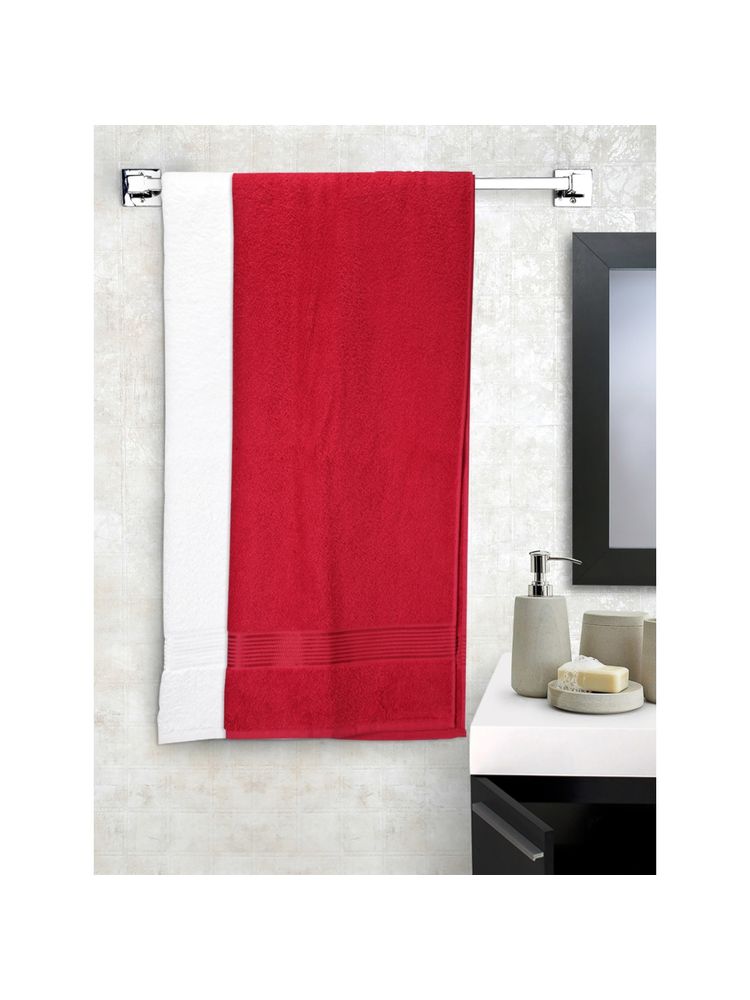KOPA Quick Dry 100% Cotton Soft Terry Towel -2Pc Bath Towel D'Ross Solid-Multi-picture-21