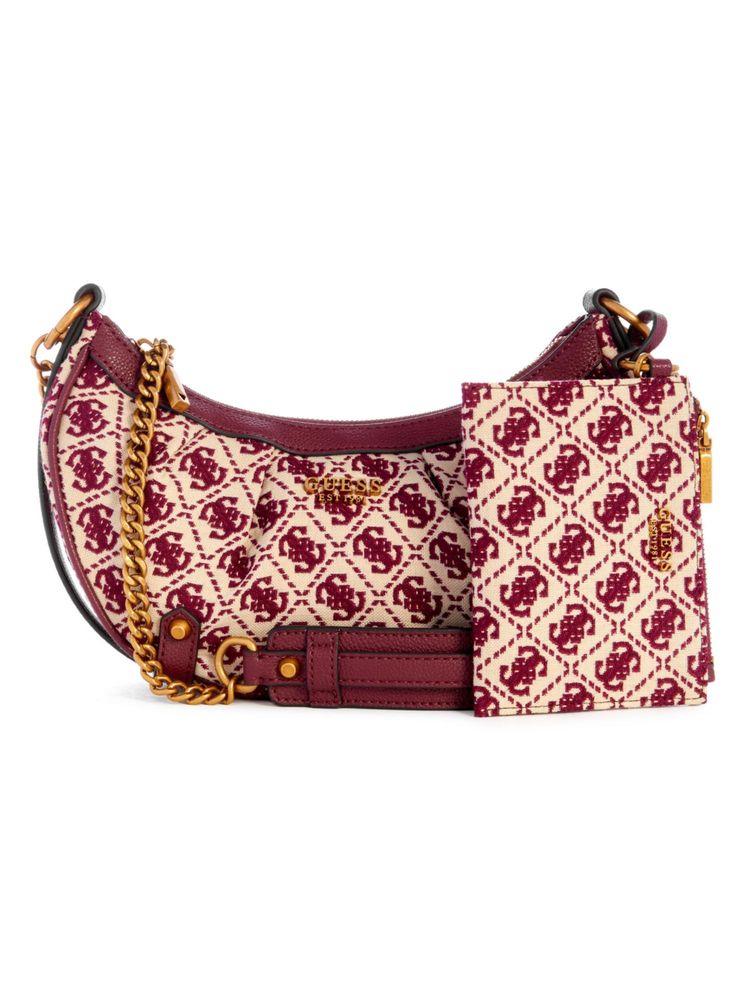 guess fashion Guess Women Printed Red Clelia Crossbody Bag-picture-23