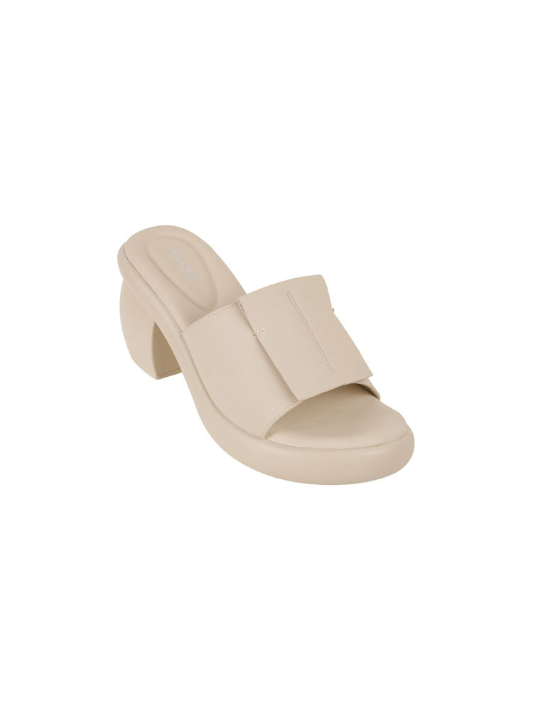 Mochi Beige Casual Sandal Heels-picture-16