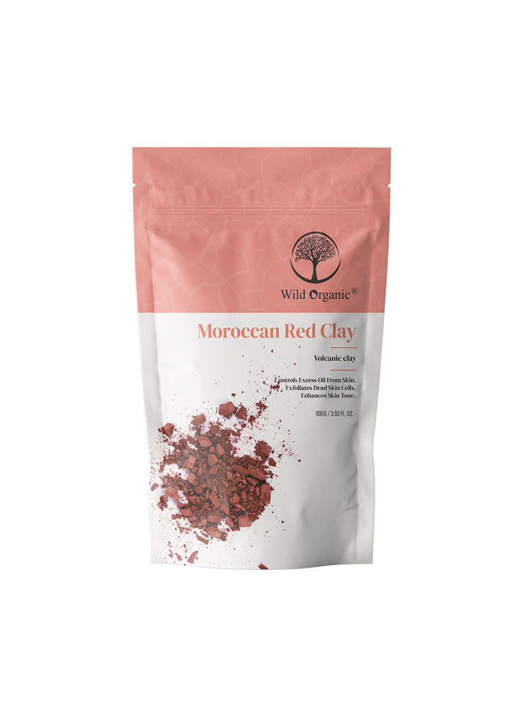 Wild Organic Moroccan Red Volcanic Clay Powder