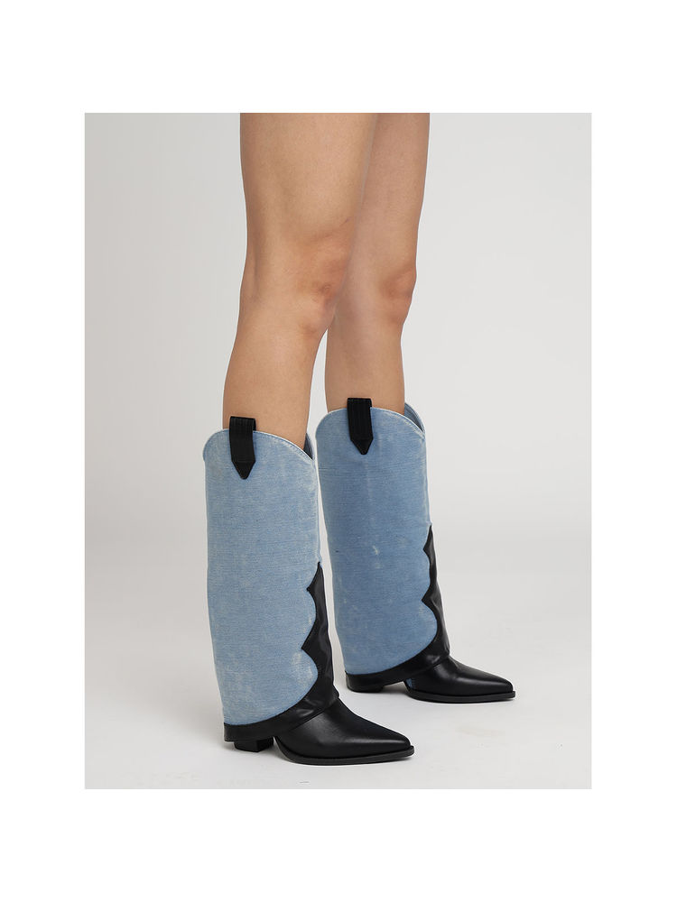Truffle Collection Black Solid Boots-picture-26