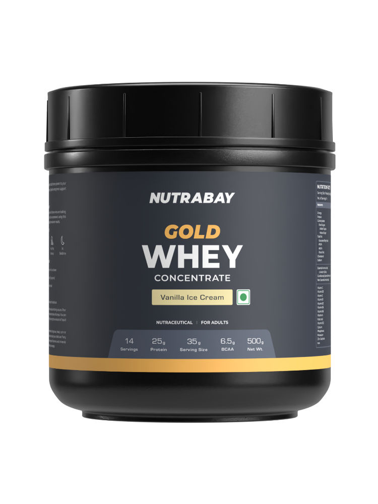 Nutrabay Gold 100% Whey Protein Concentrate - Vanilla Ice Cream-image-38