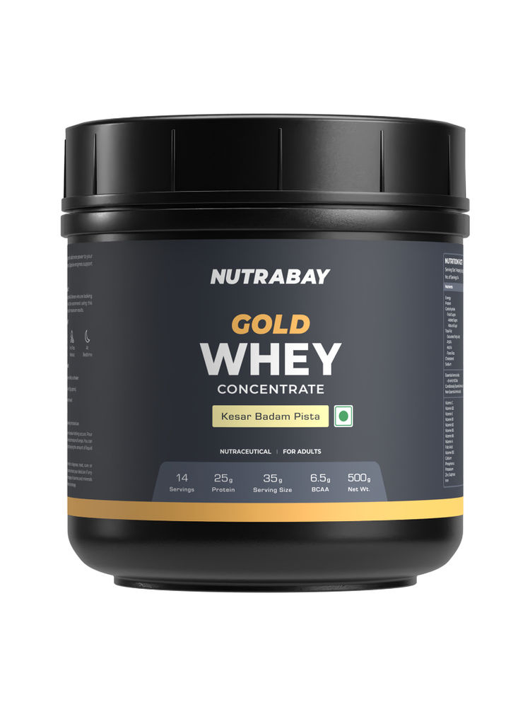 Nutrabay Gold Concentrate Whey Protein Powder - Kesar Badam Pista-image-14
