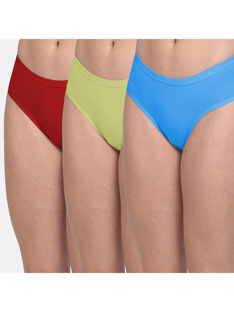 Mod & Shy Pack of 3 Solid Brief - Multi-Color-picture-18