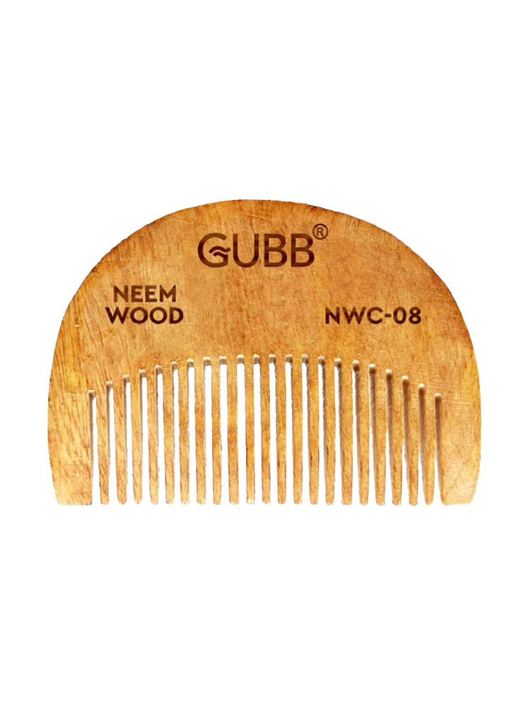 GUBB Beard Neem Wood Comb-image-27