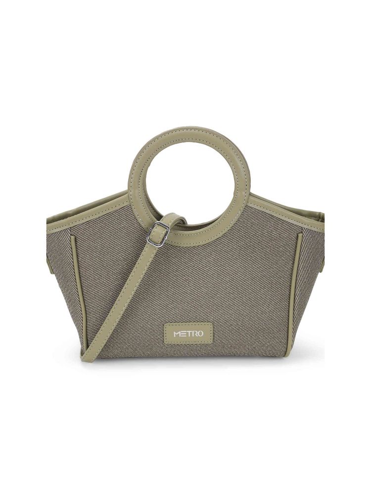 Metro Women Green Casual Solid Satchel with Detachable Strap-picture-18