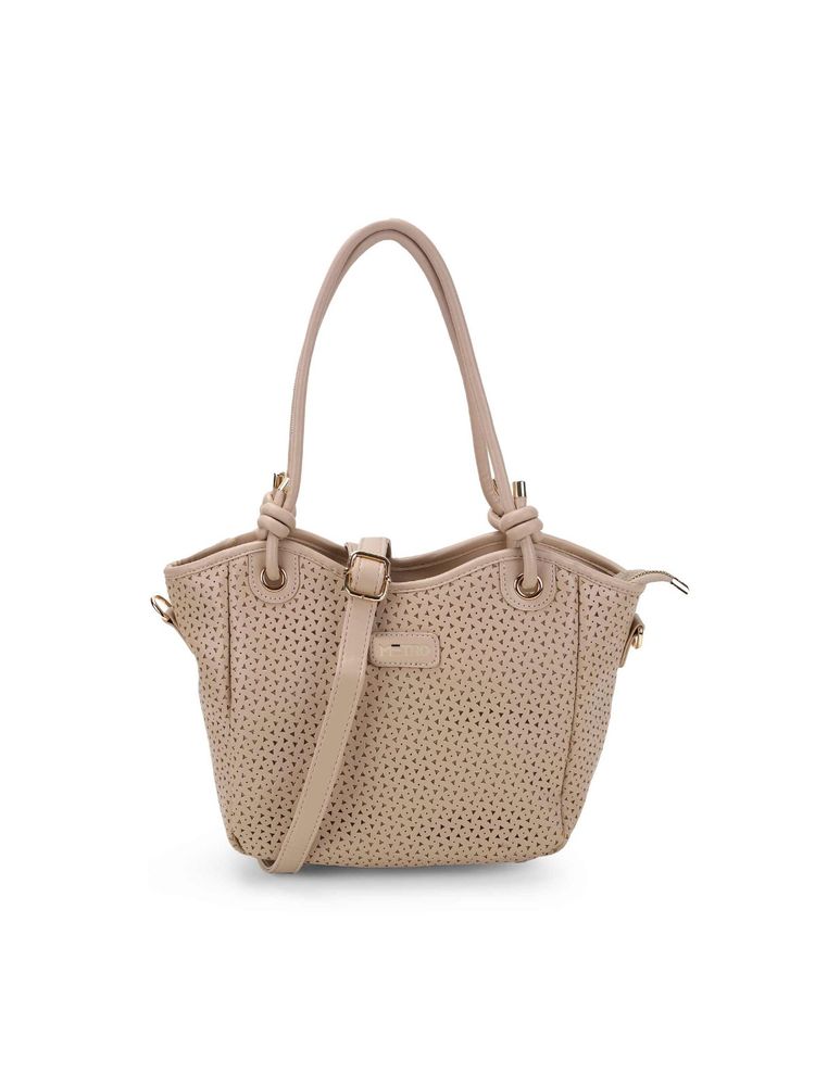 Metro Women Beige Casual Solid Shoulder Bag with Detachable Strap-picture-16