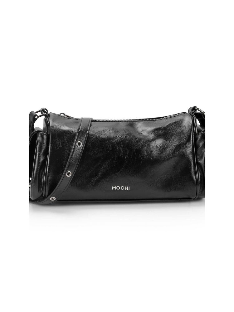 Mochi Women Black Casual Solid Duffle with Detachable Strap-picture-22