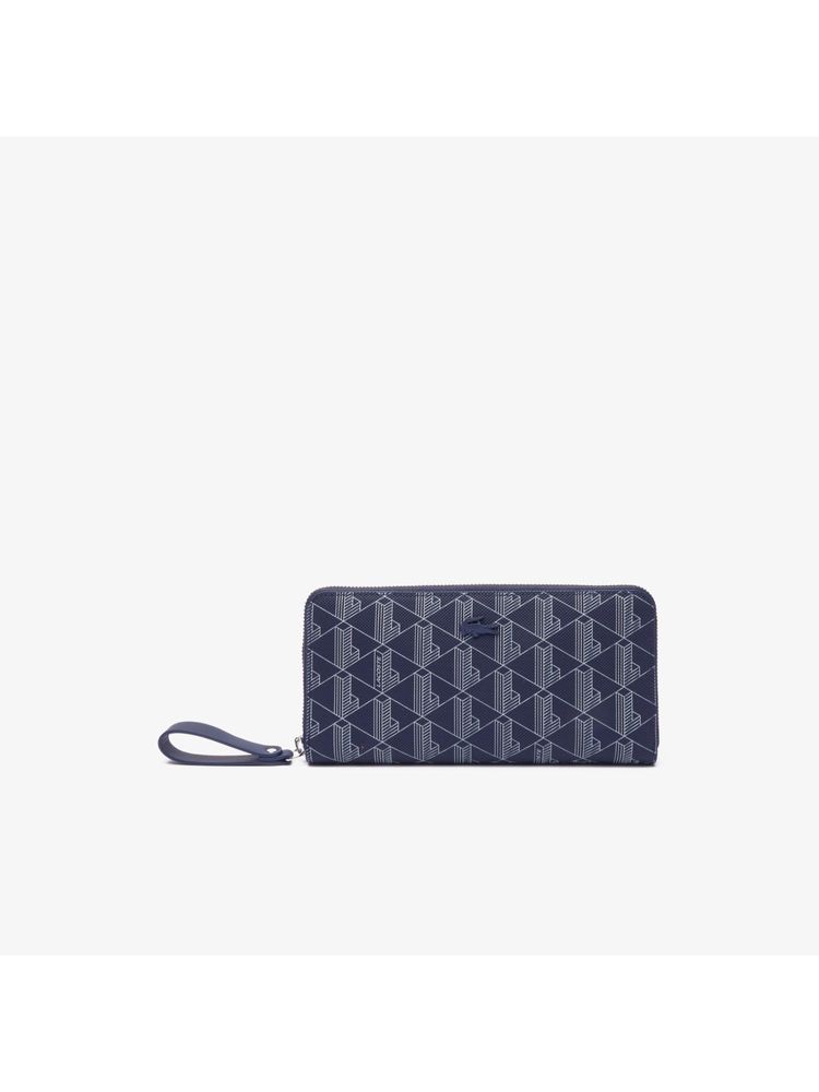 Lacoste Zipped Monogram Billfold Wallet-image-2