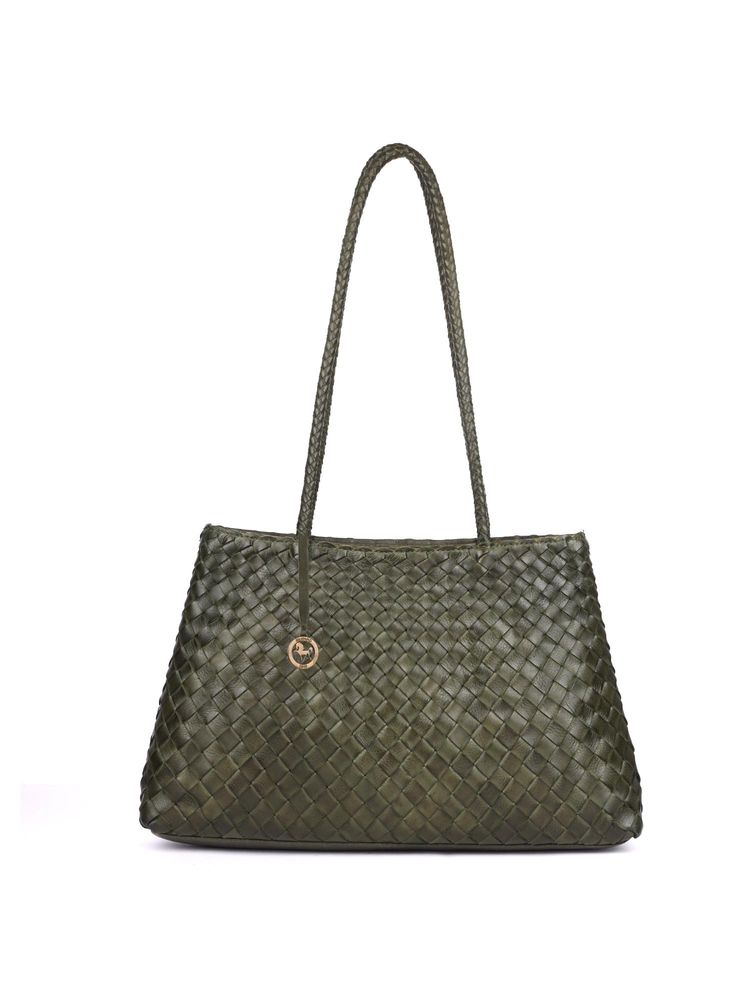 SILVIANO Leather Structured Handbag-image-44