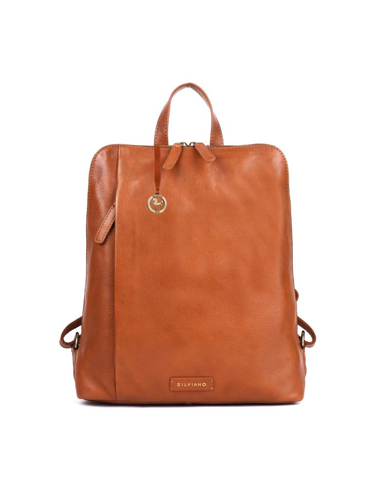 SILVIANO Putney Leather Zip Backpack-picture-22