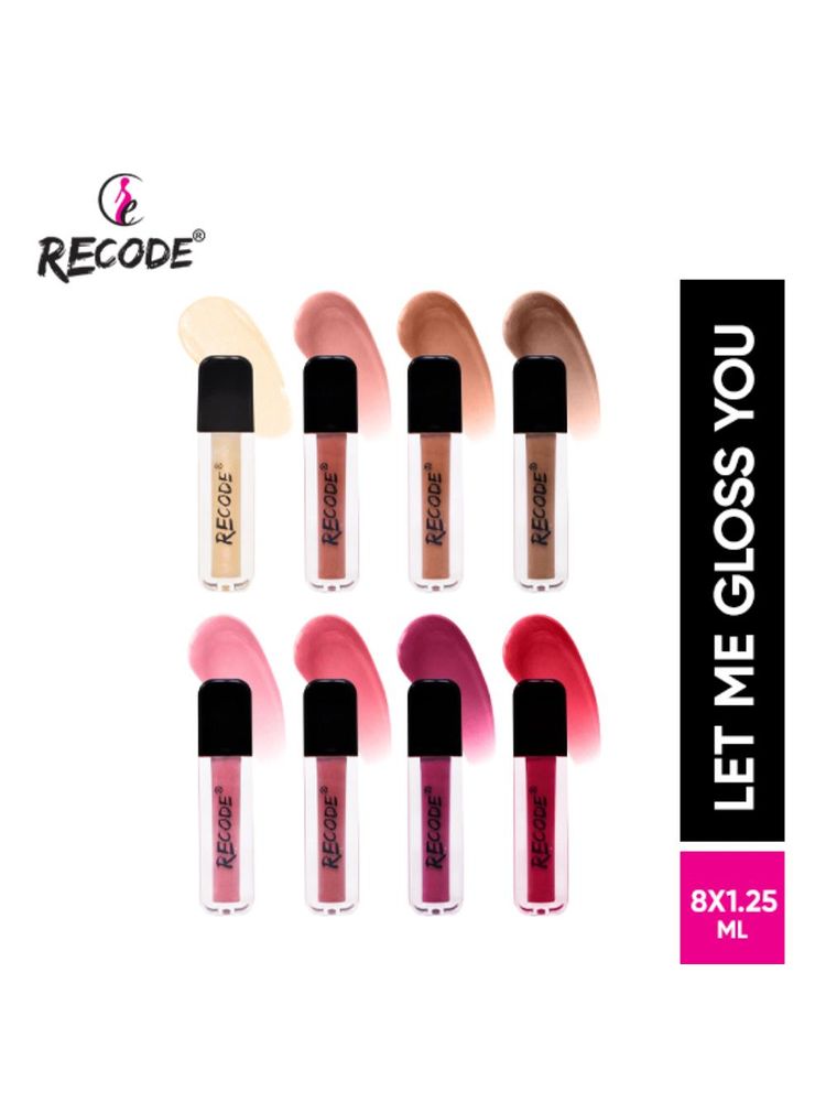Recode Let Me Gloss You Lip Glosses - Set Of 8-picture-15