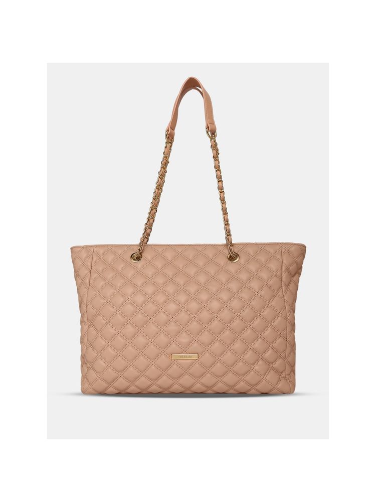 Caprese Cuddy Textured Blush Faux Leather Large Tote Handbag-image-26