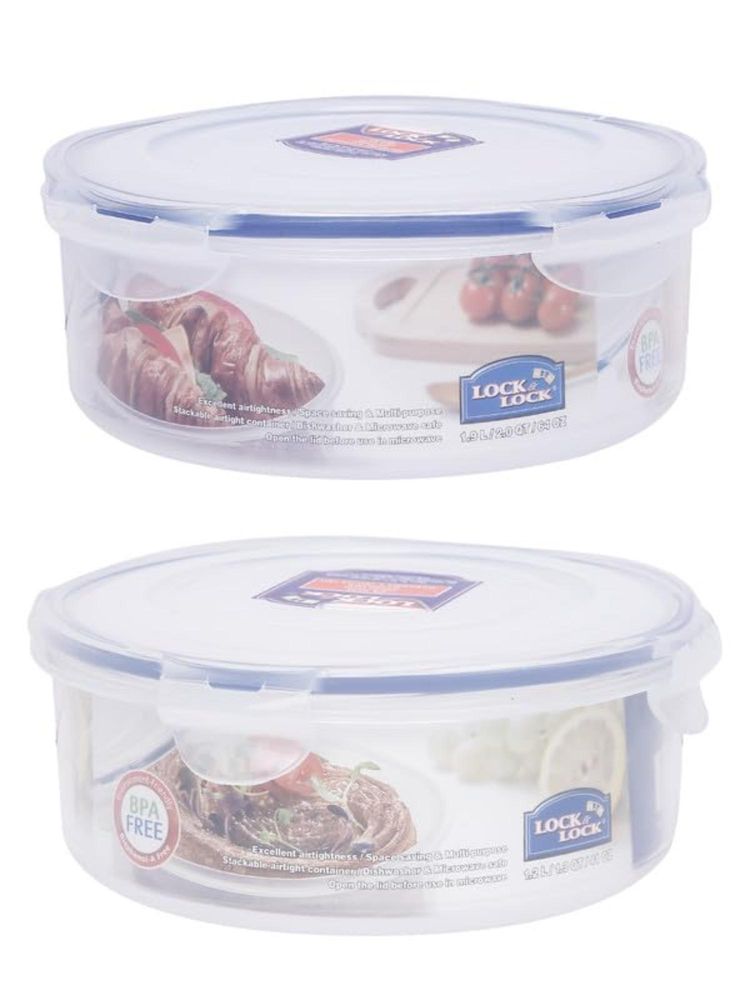 Lock & Lock Airtight BPA-Free Leakproof, Microwave Dishwasher Safe Container (Pack of 2)-image-8