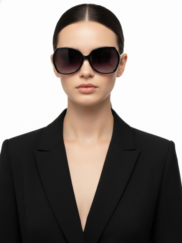 HASHTAG EYEWEAR Women Black Lens UV Protected & Polarized Sunglasses (52)-picture-27