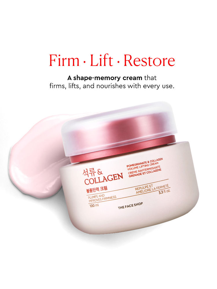 The Face Shop Pomegranate & 10% Collagen Korean Beauty Moisturizer - Anti Aging Day & Night Cream-image-26