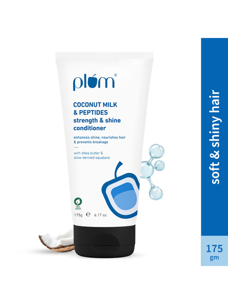 Plum Coconut Milk & Peptides Conditioner For Soft, Shiny Hair