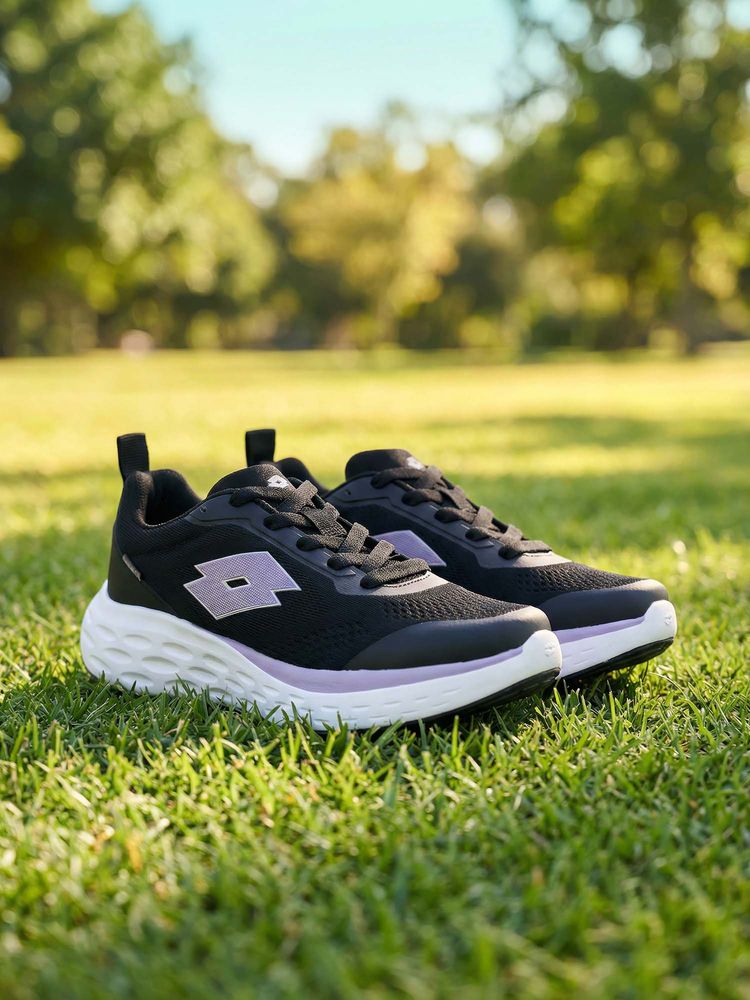 LOTTO Aerostep Black Running Shoes For Women-picture-26