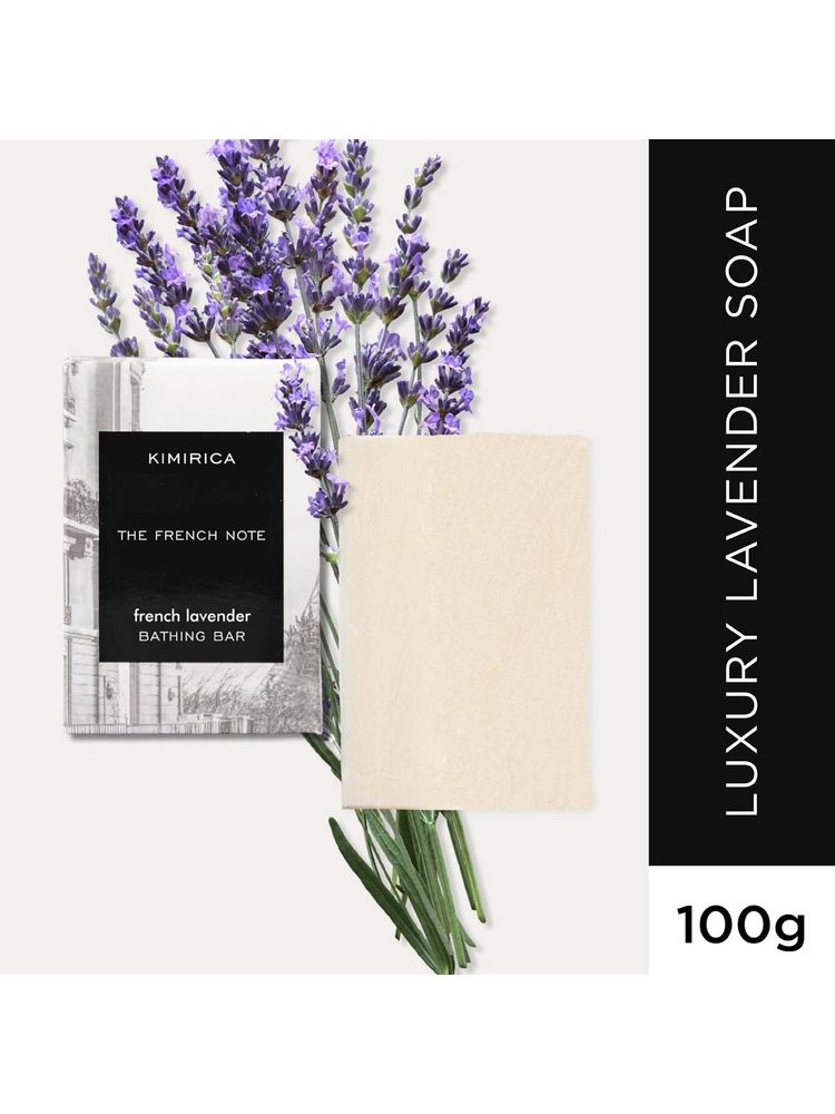 Kimirica The French Note Lavender Bathing Soap, Handmade With Shea Butter, Aloe Vera & Vitamin E-picture-14