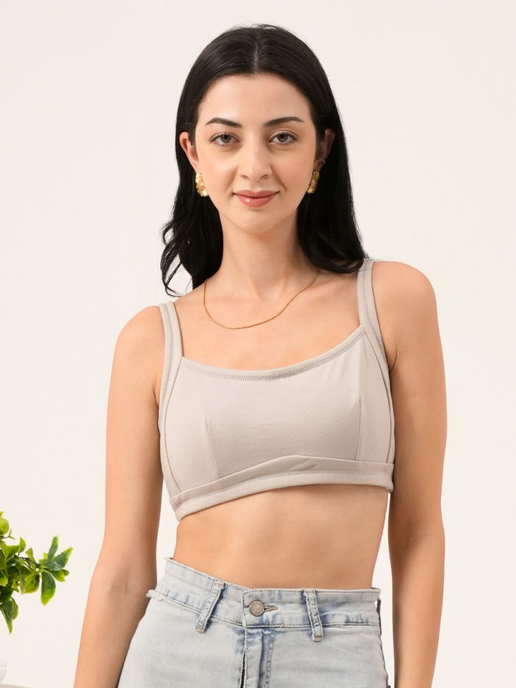 Da Intimo The Di-010 Grey Non-Underwired Full Coverage Bra-picture-28