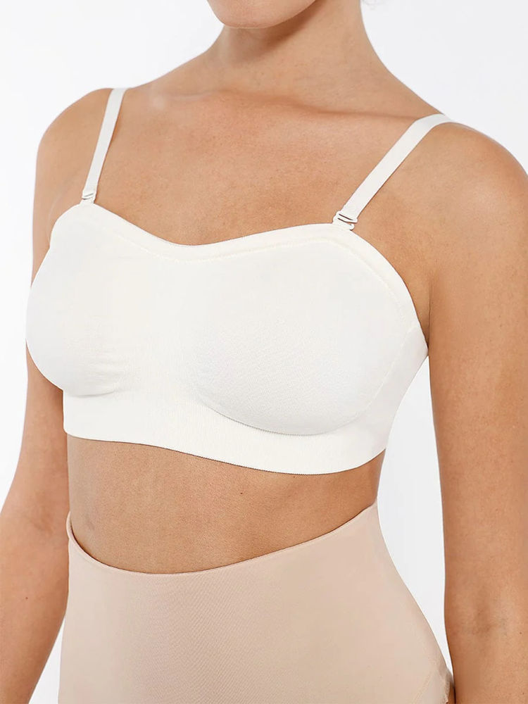 Shop The Edit Seamless White Strapless Bra-picture-25