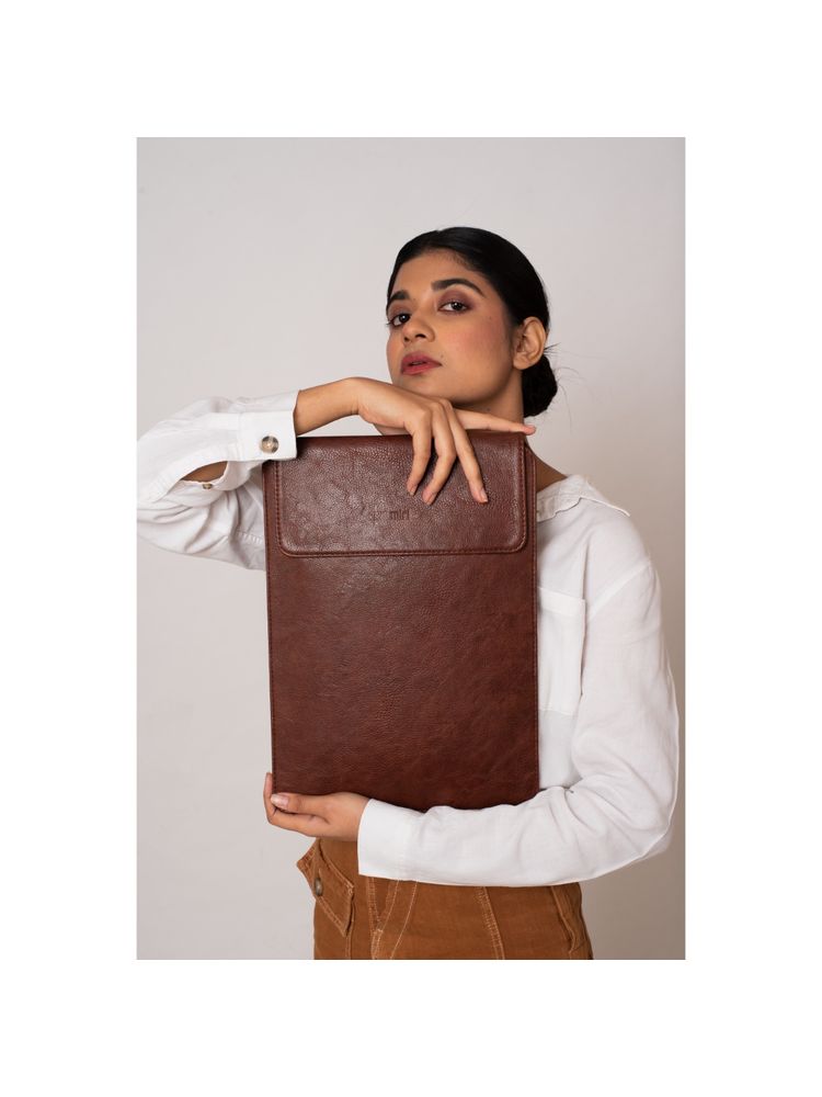 Miri Black Handcrafted Laptop Sleeve (13/14 )-picture-20