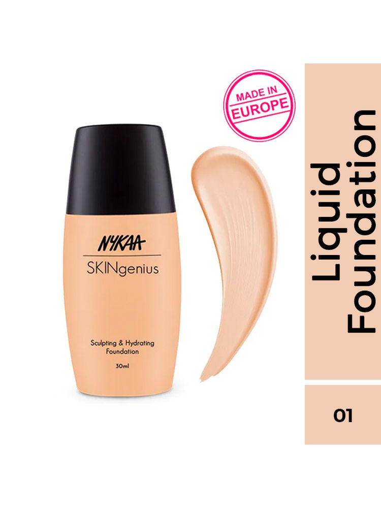 Nykaa Cosmetics SKINgenius Sculpting & Hydrating Dewy Foundation