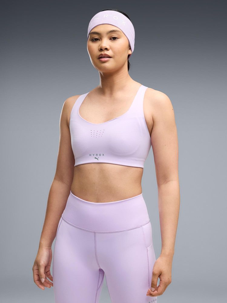 Puma Lavender X Hyrox Pwrmode Women'S Sports Bra-image-14