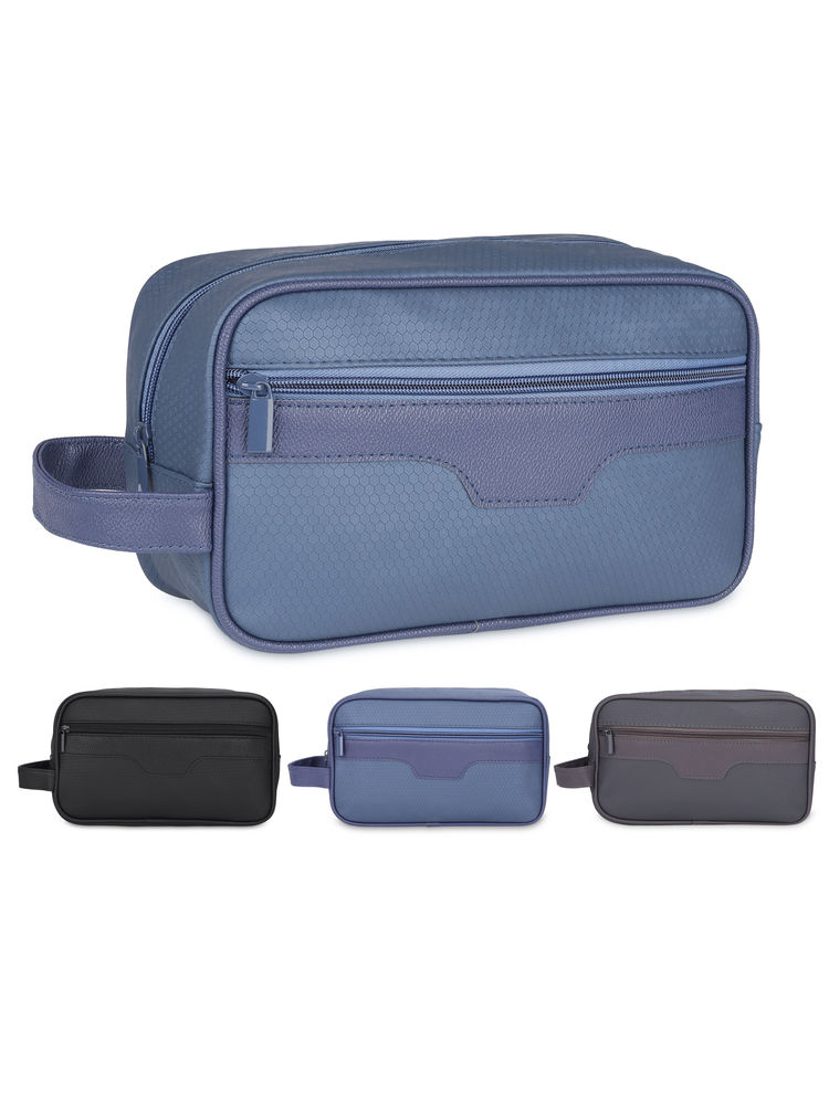 NFI Essentials Toiletry Pouch for Men and Women Organizer Travel Pouch Bathroom Shaving Kit Bag-image-11