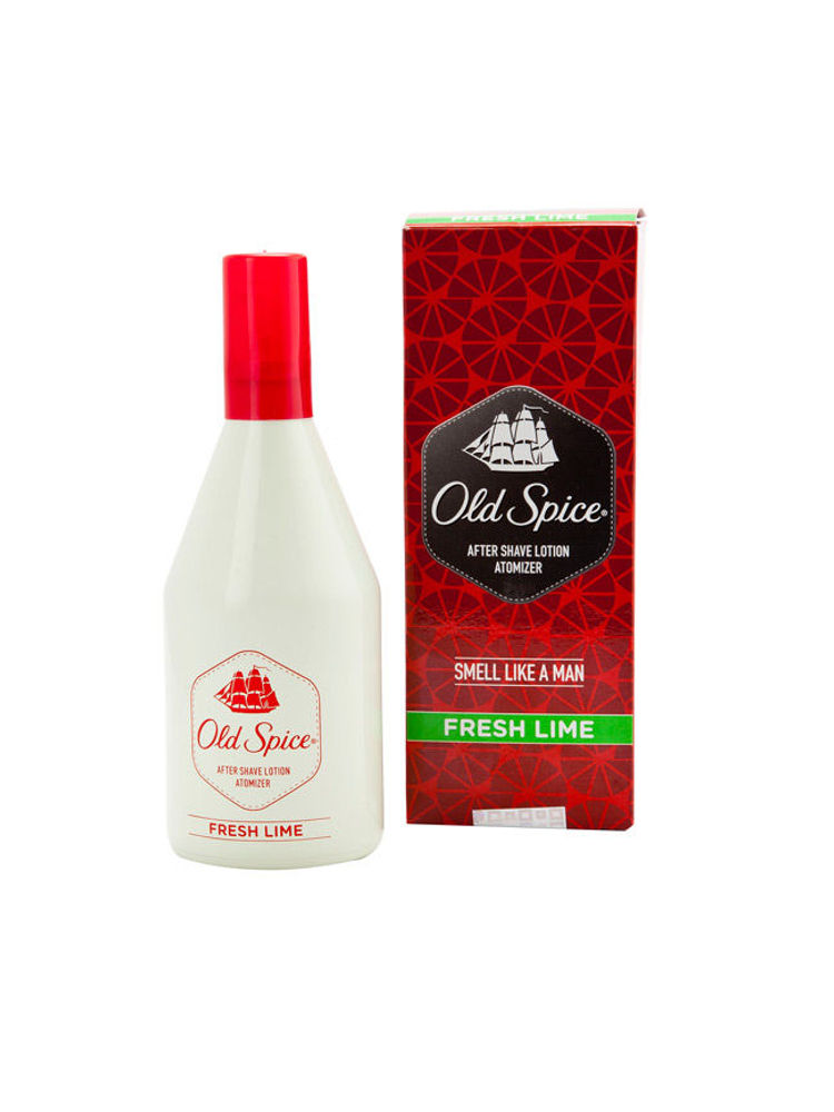 Old Spice Atomizer Fresh Lime After Shave Lotion Smell Like A Men-picture-25