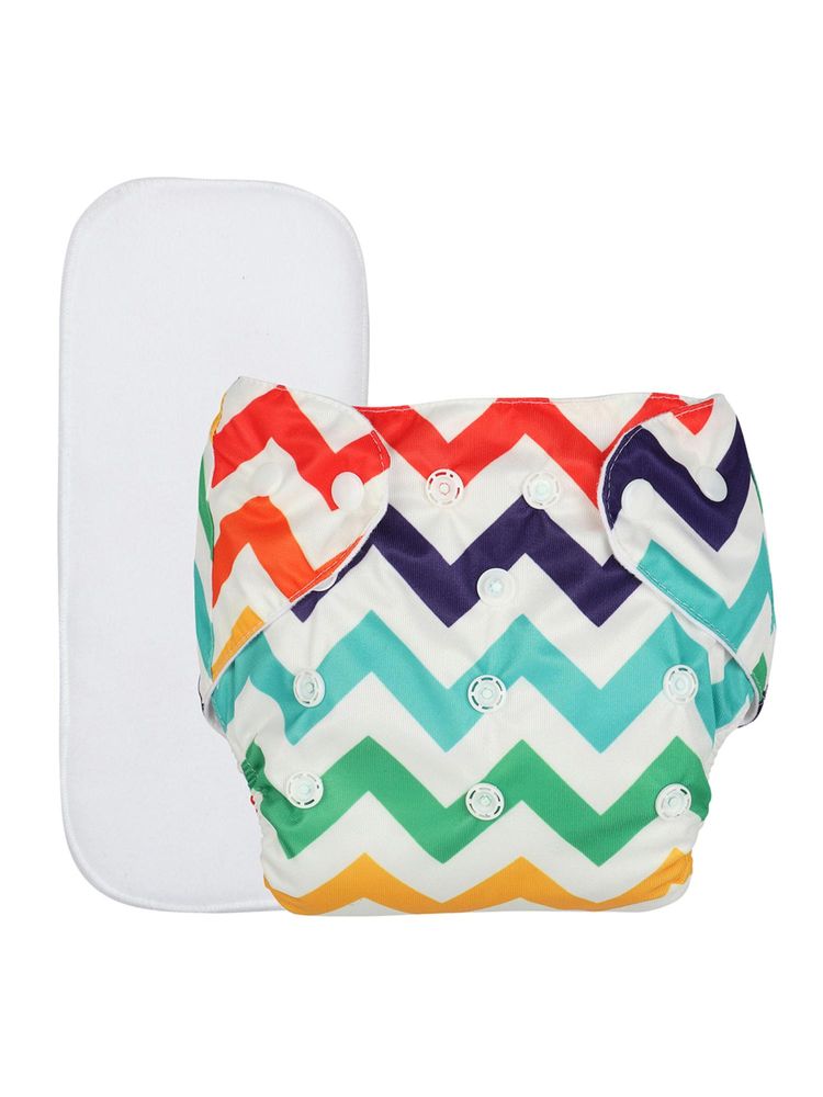 Chinmay Kids Multi-Color Prints Reusable, Washable and Adjustable Cloth Diaper