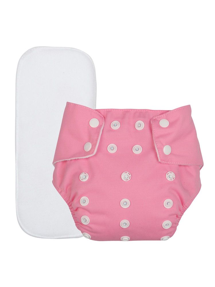 Chinmay Kids Adjustable, Reusable and Washable Printed Button Diaper with Insert