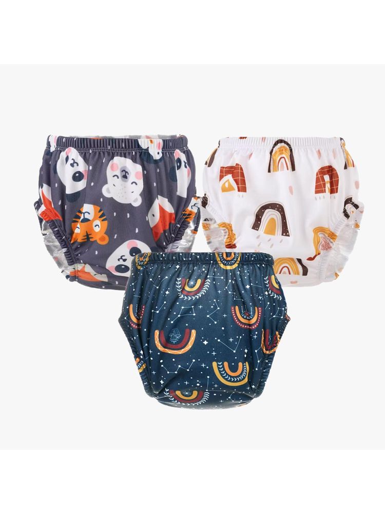 Chinmay Kids Npanty04 Baby Panty Boys and Girls Reusable Waterproof Printed Panty (Pack of 3)-image-46