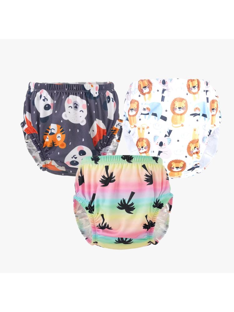 Chinmay Kids Npanty05 Baby Panty Boys and Girls Reusable Waterproof Printed Panty (Pack of 3)-image-47