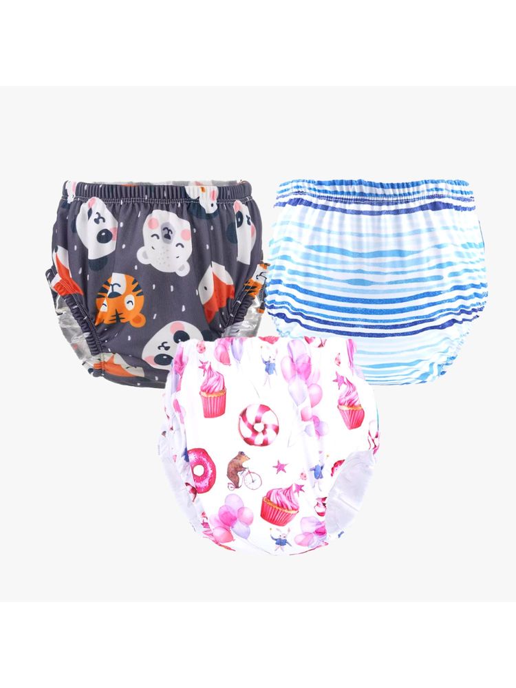 Chinmay Kids Npanty06 Baby Panty Boys and Girls Reusable Waterproof Printed Panty (Pack of 3)-image-48