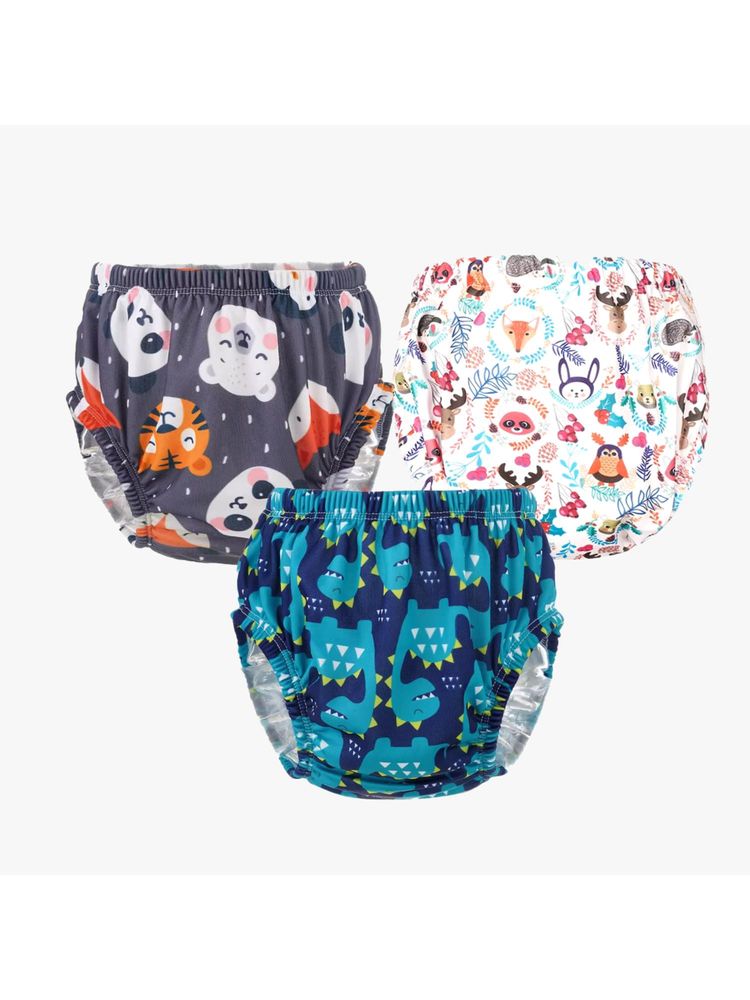 Chinmay Kids Npanty08 Baby Panty Boys and Girls Reusable Waterproof Printed Panty (Pack of 3)-image-49
