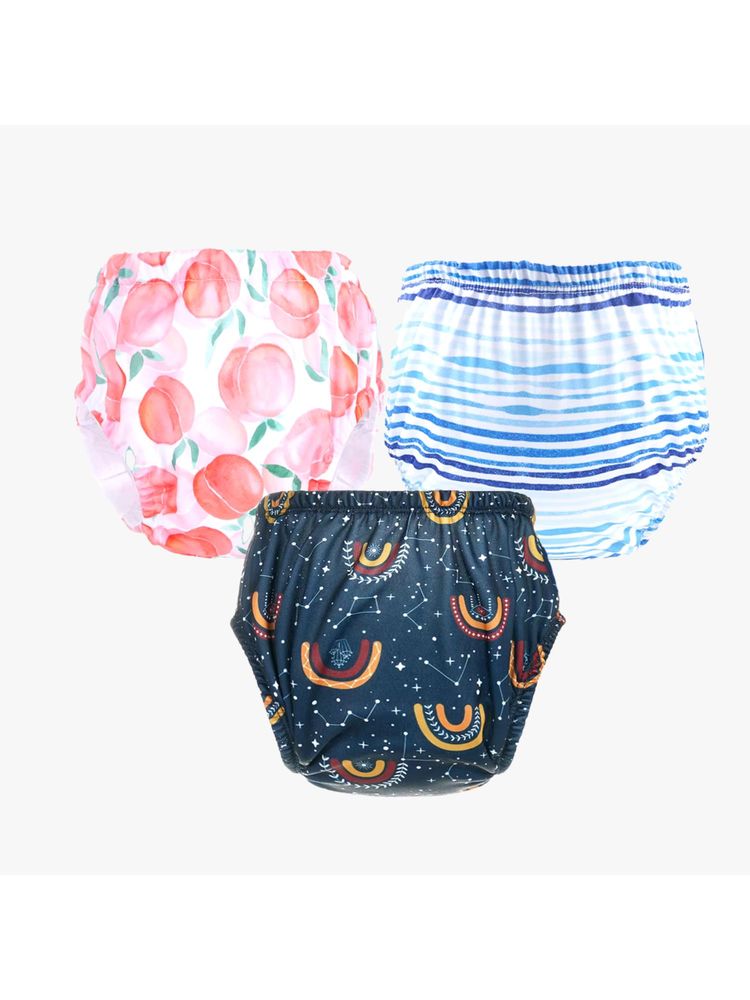 Chinmay Kids Npanty25 Baby Panty Boys and Girls Reusable Waterproof Printed Panty (Pack of 3)-image-45