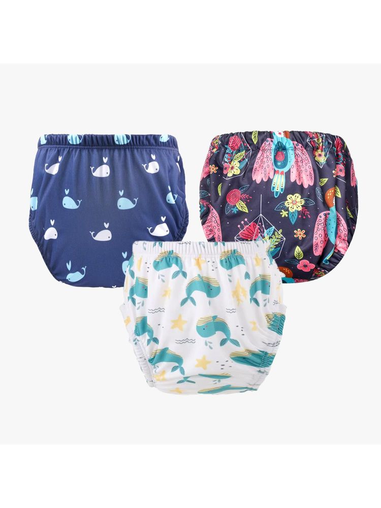 Chinmay Kids Npanty42 Baby Panty Boys and Girls Reusable Waterproof Printed Panty (Pack of 3)-image-36