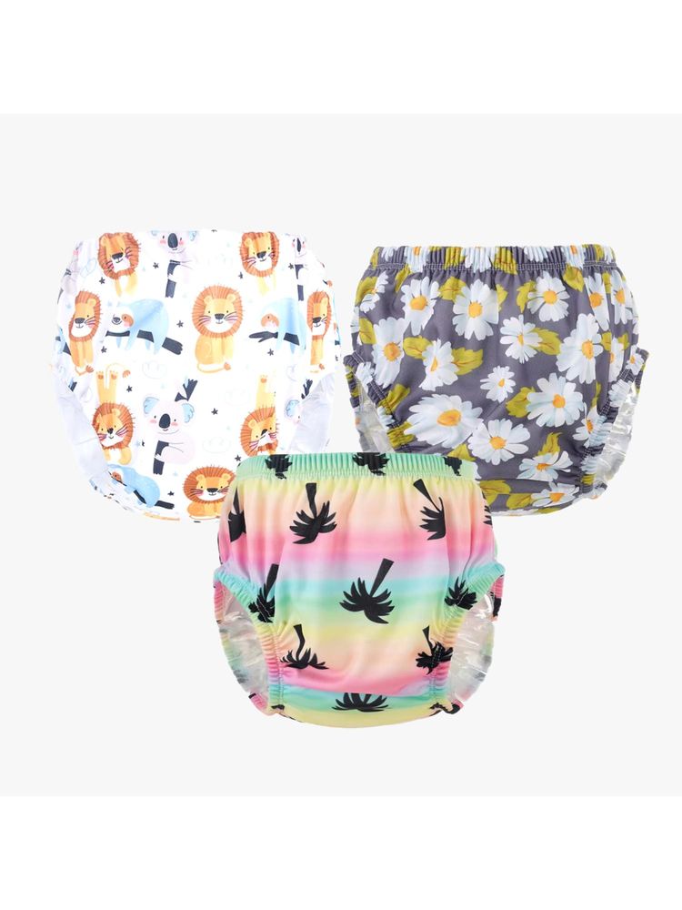 Chinmay Kids Npanty52 Baby Panty Boys and Girls Reusable Waterproof Printed Panty (Pack of 3)-image-38