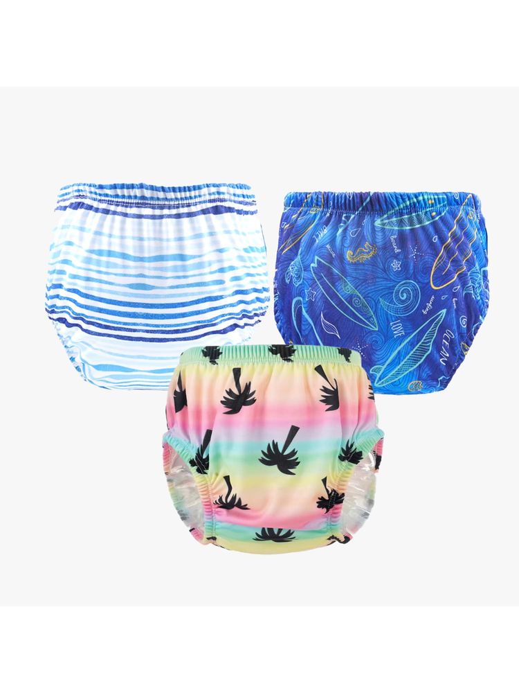 Chinmay Kids Npanty60 Baby Panty Boys and Girls Reusable Waterproof Printed Panty (Pack of 3)-image-41